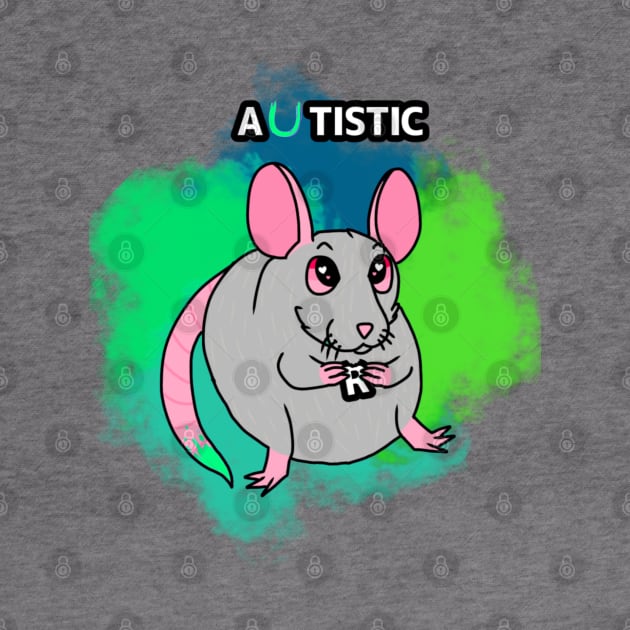 Artistic/Autistic Rat (Version 1) by Rad Rat Studios